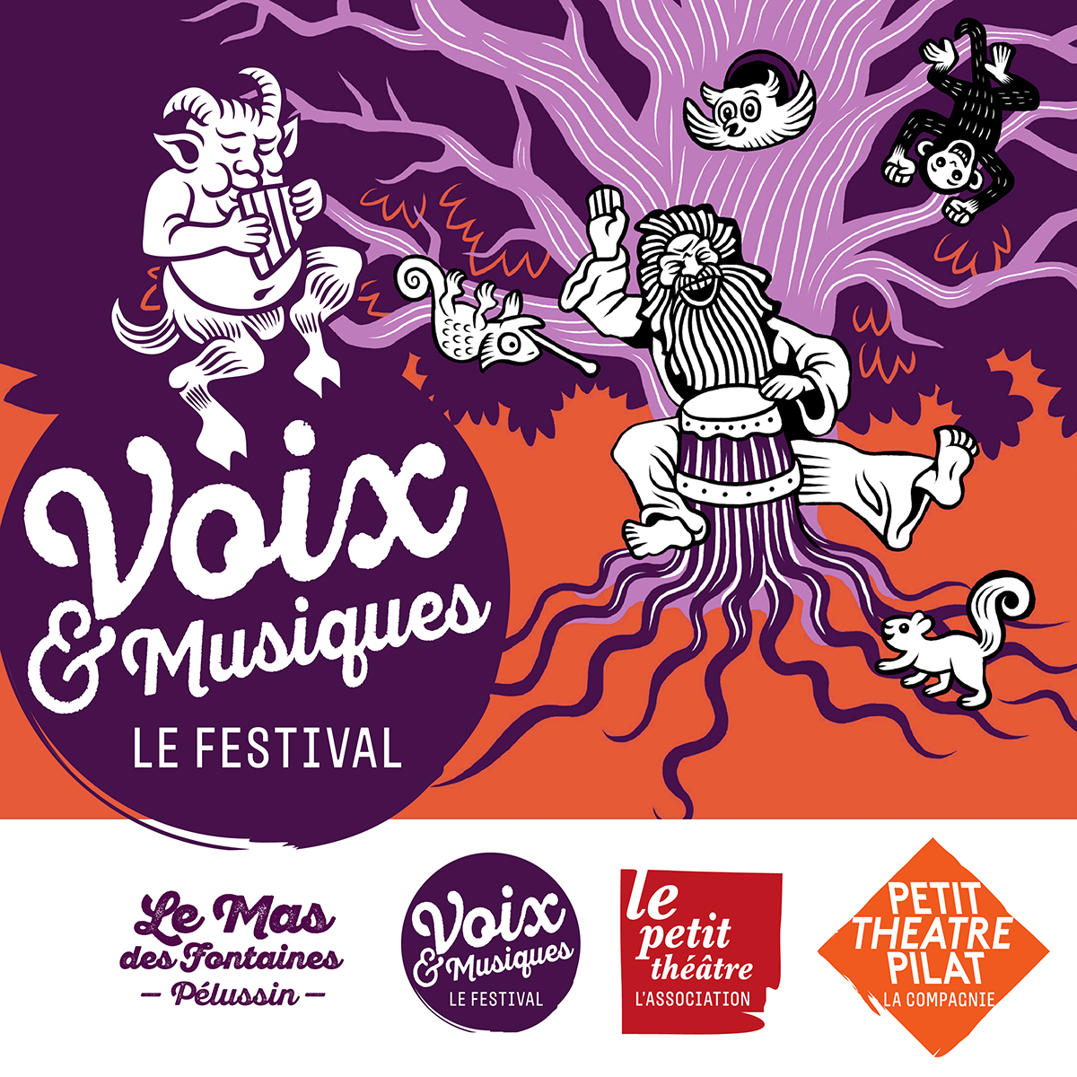 Visuel des 25es Rencontres Voix & Musiques