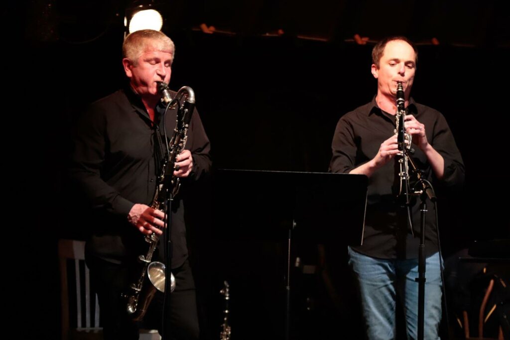 Franck René et Didier Vallot, maîtres du stage Clarinettes des Rencontres Voix & Musiques 2026