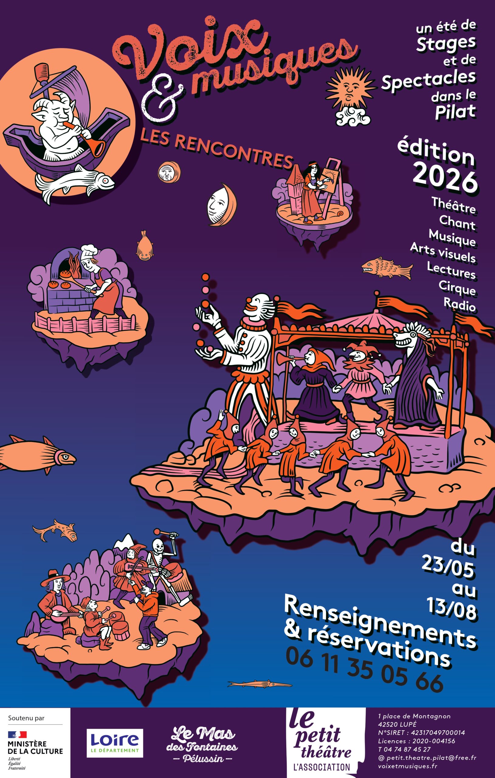 Affiche Voix & Musiques 2026